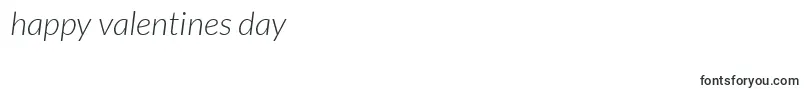 Fonte LatoLightitalic – fontes do Dia de São Valentim